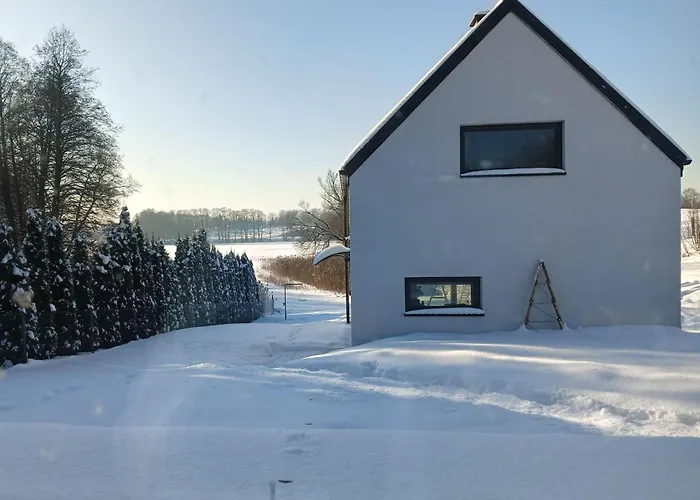 Ostoja Ii Nad Jeziorem Z Kominkiem I Lodka * Mrągowo